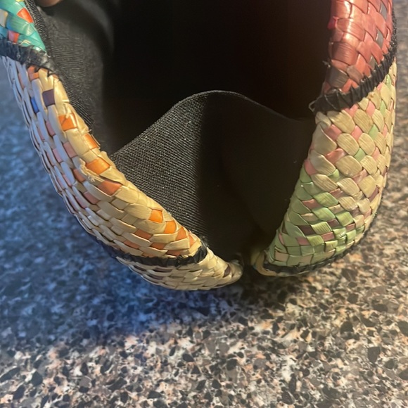 Handmade straw and leather hand bag - Picture 14 of 15